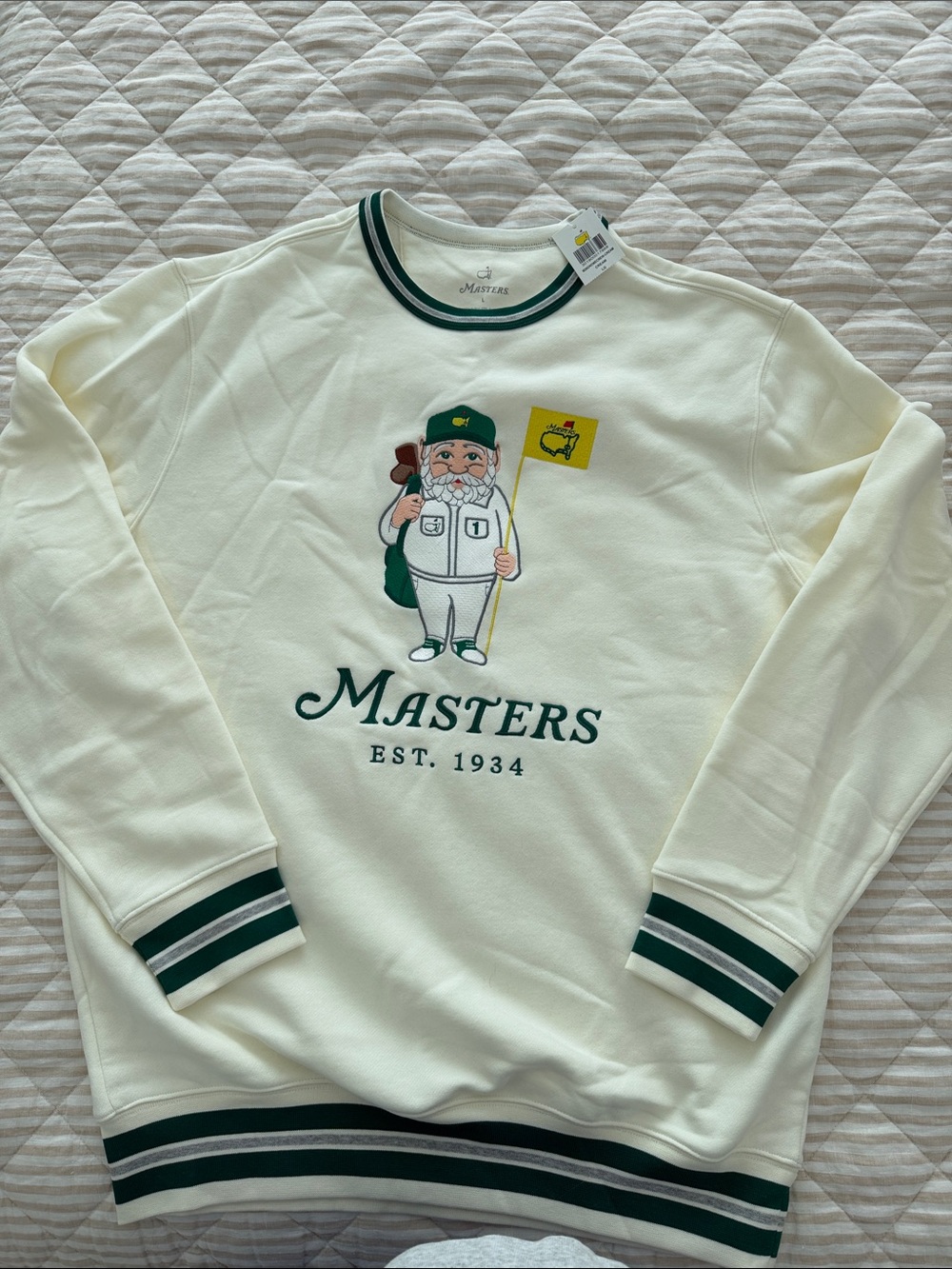 2026 Masters Gnome Embroidered Crewneck